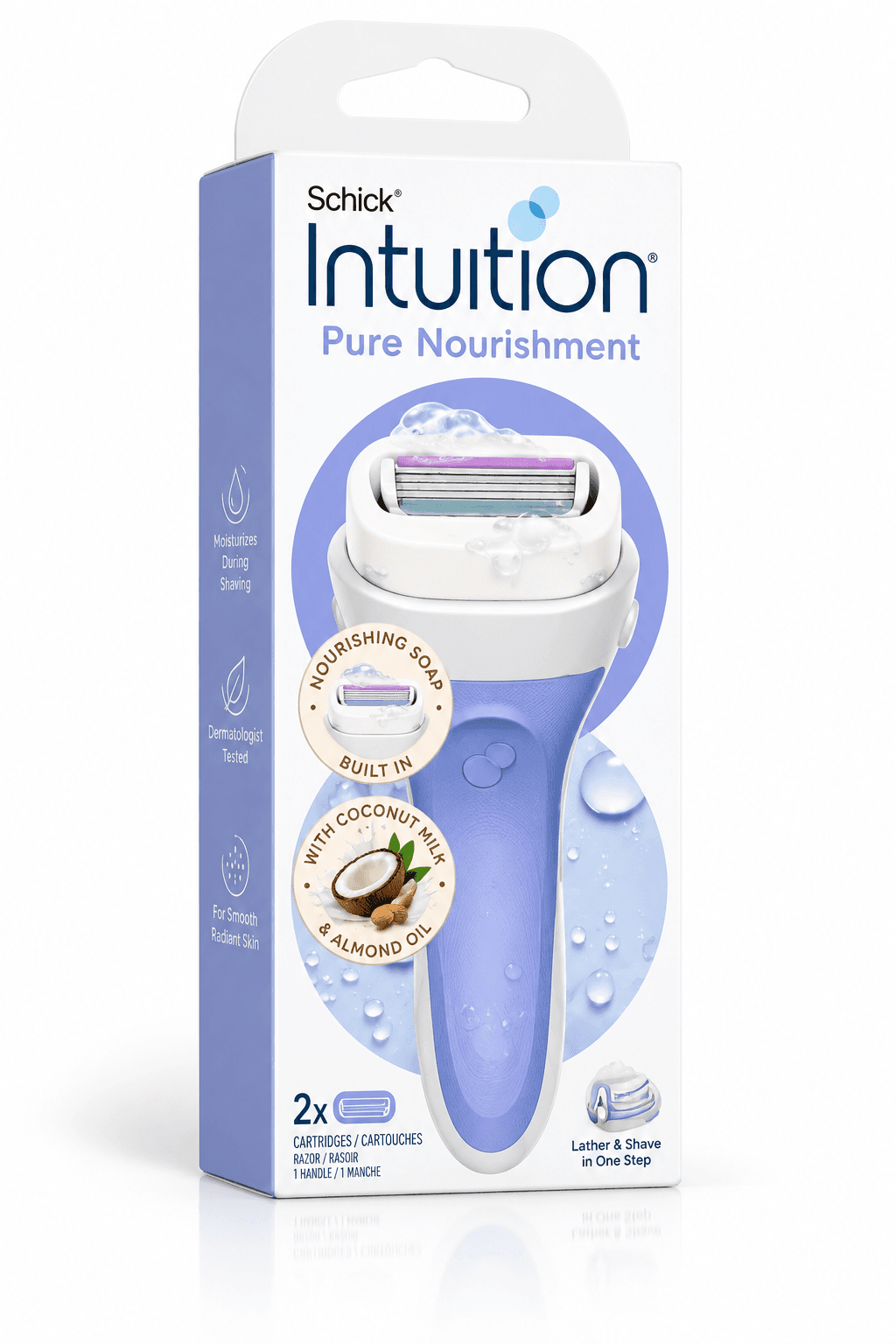 Women's Razor with Built-in Soap - Variant 520035