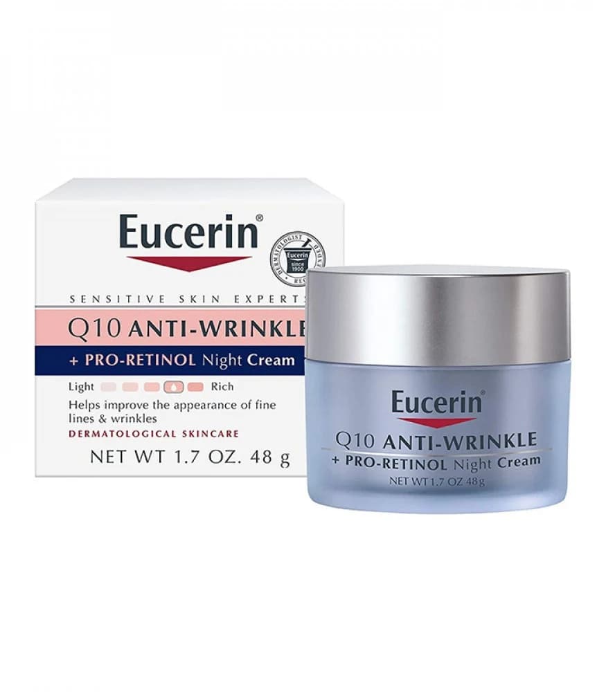 Eucerin Q10 Anti-Wrinkle + Pro-Retinol Night Cream 48 g