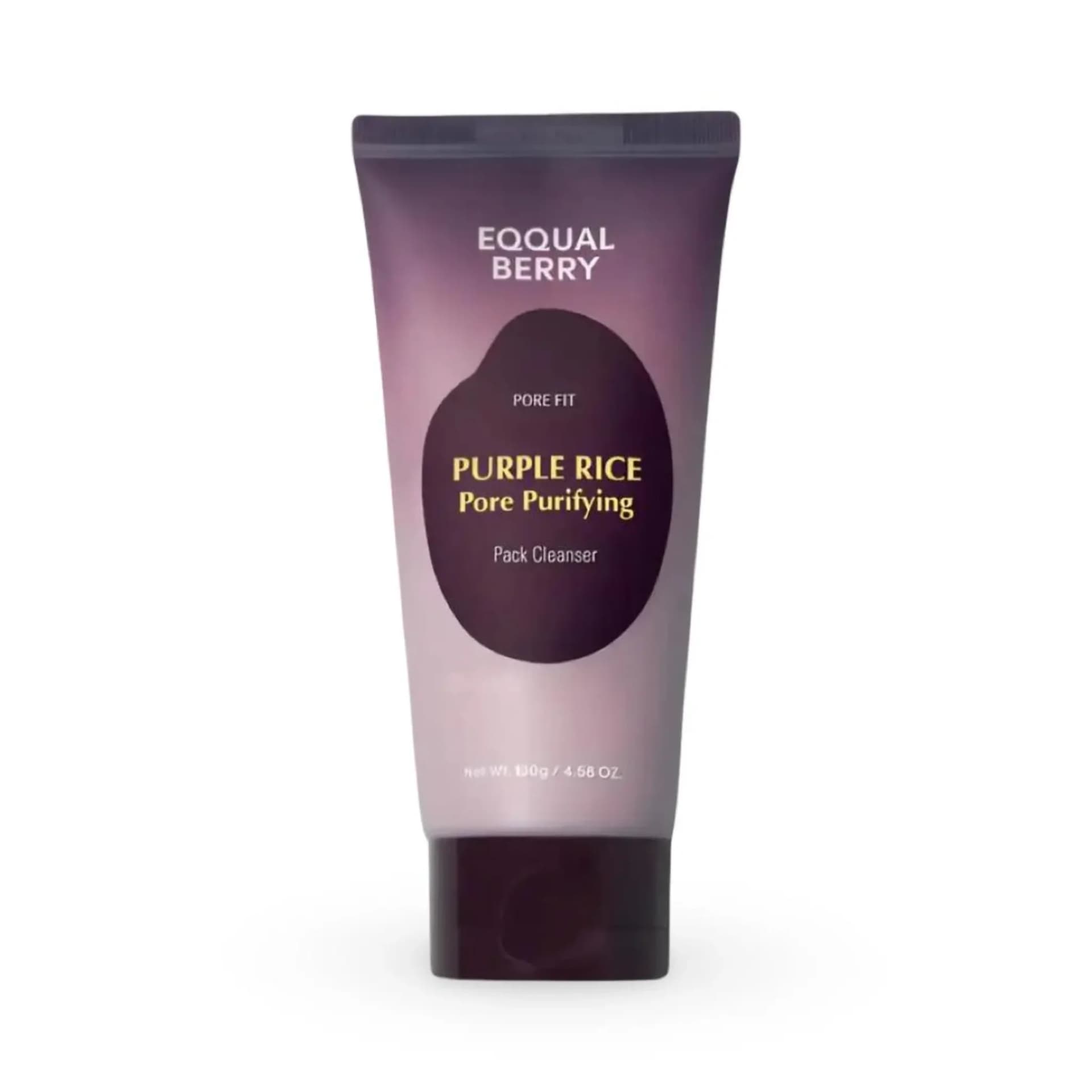 EQQUALBERRY Purple Rice Pore Purifying Pack Cleanser 130 g